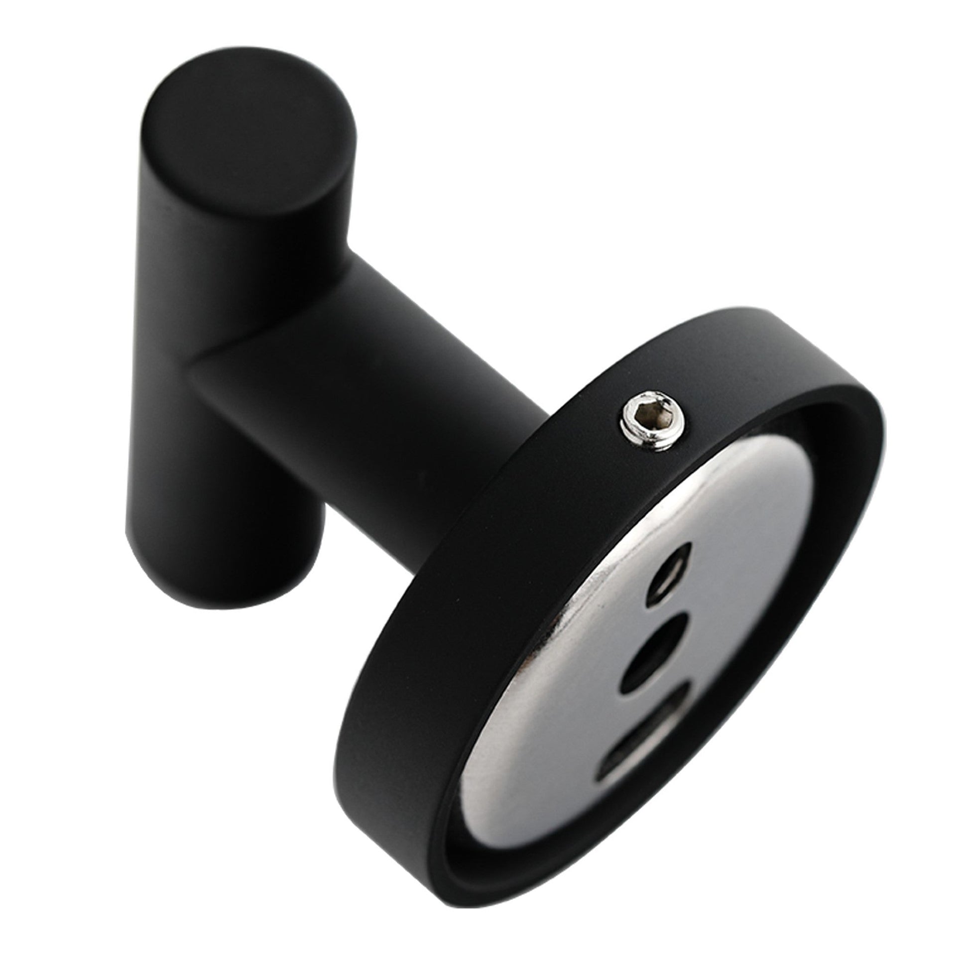 Bathlyn Elizabeth Set of 2 Matte Black Stainless Steel J-Hook Robe Hook