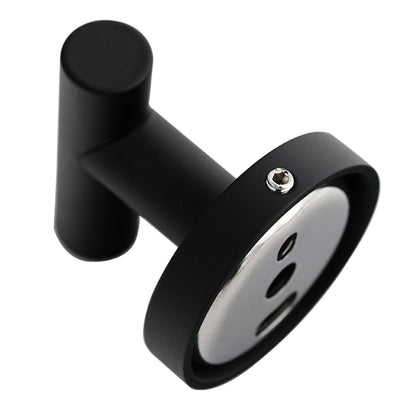 Bathlyn Elizabeth Set of 2 Matte Black Stainless Steel J-Hook Robe Hook