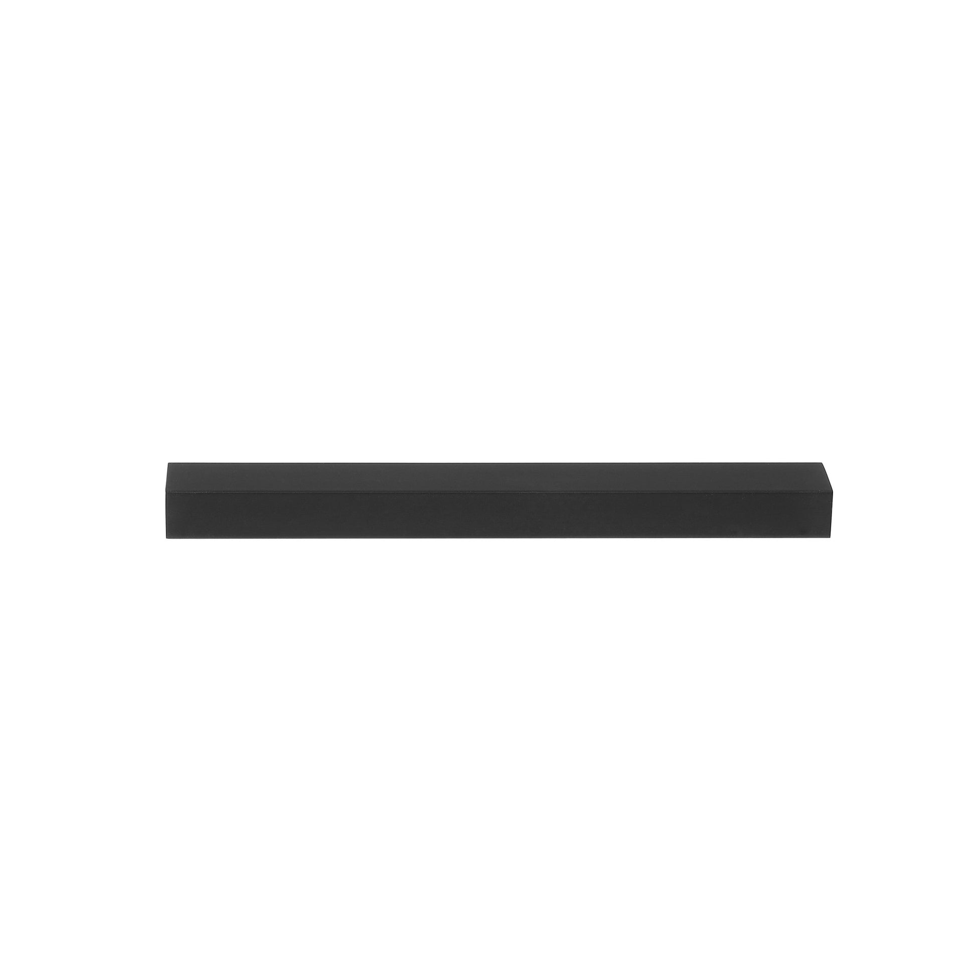 Bathlyn Linden 128mm 10-Pack Matte Black Aluminum Cabinet Pull