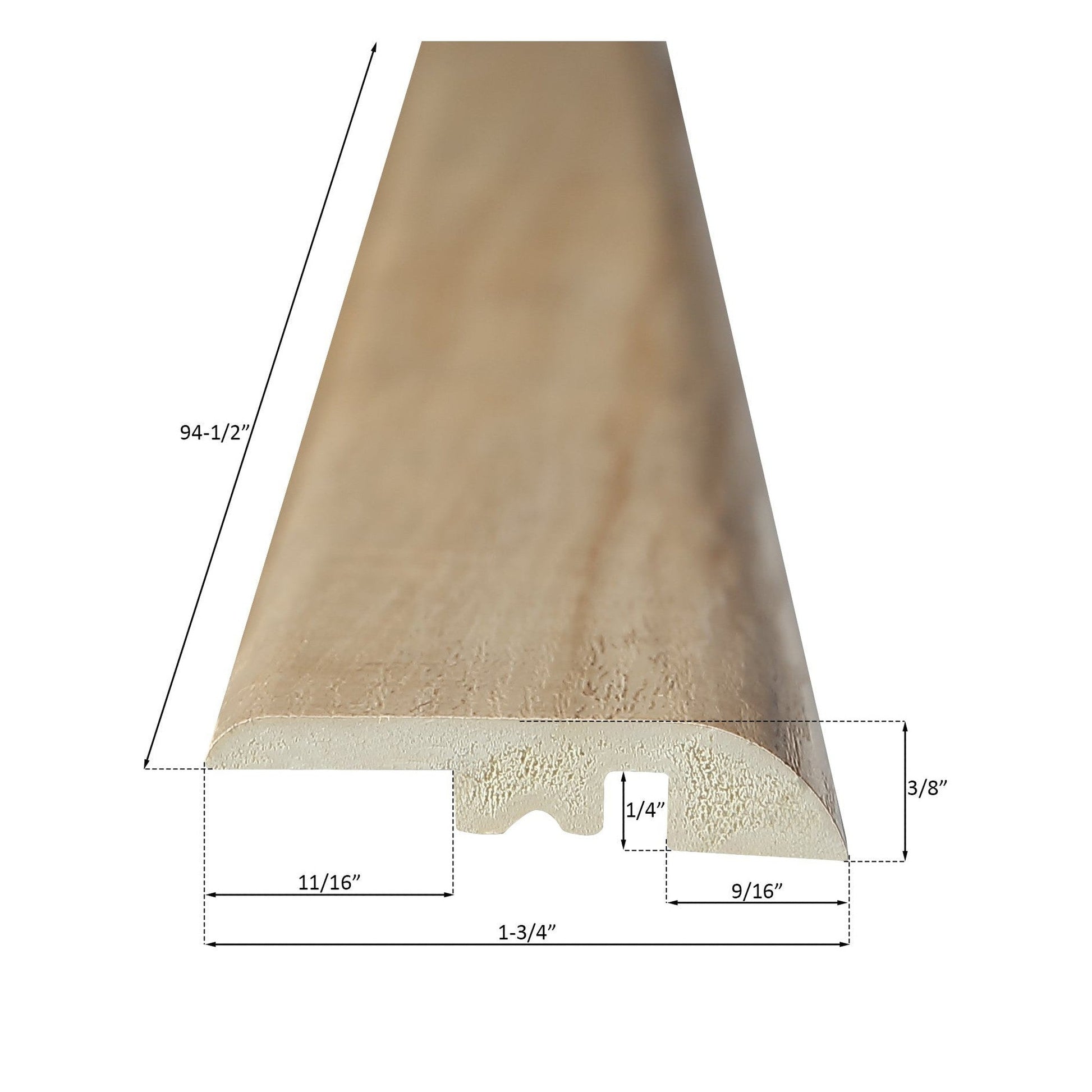Bathlyn Natural Wood Collection American Hickory Reducer Molding