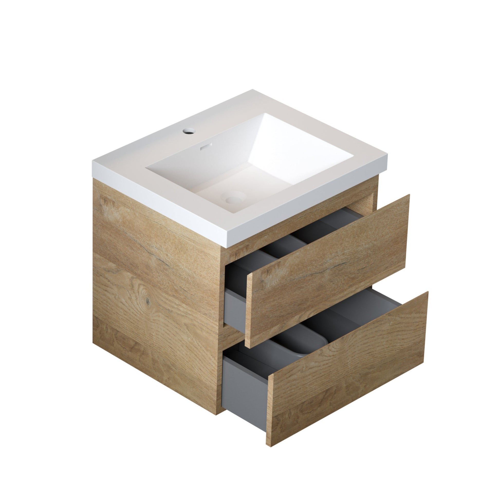 Bathlyn Newport 24" Oak Bathroom Vanity