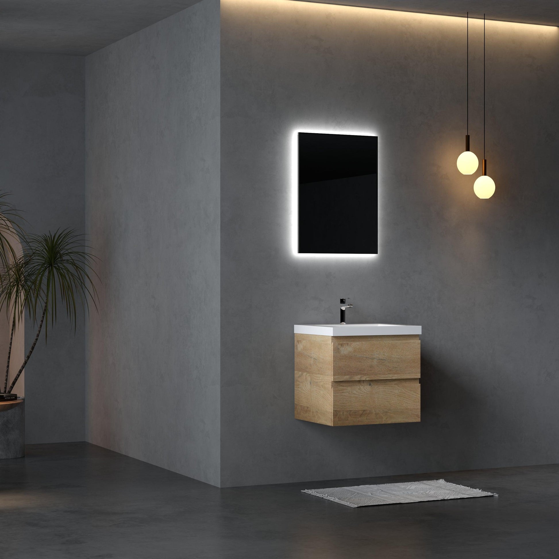 Bathlyn Newport 24" Oak Bathroom Vanity