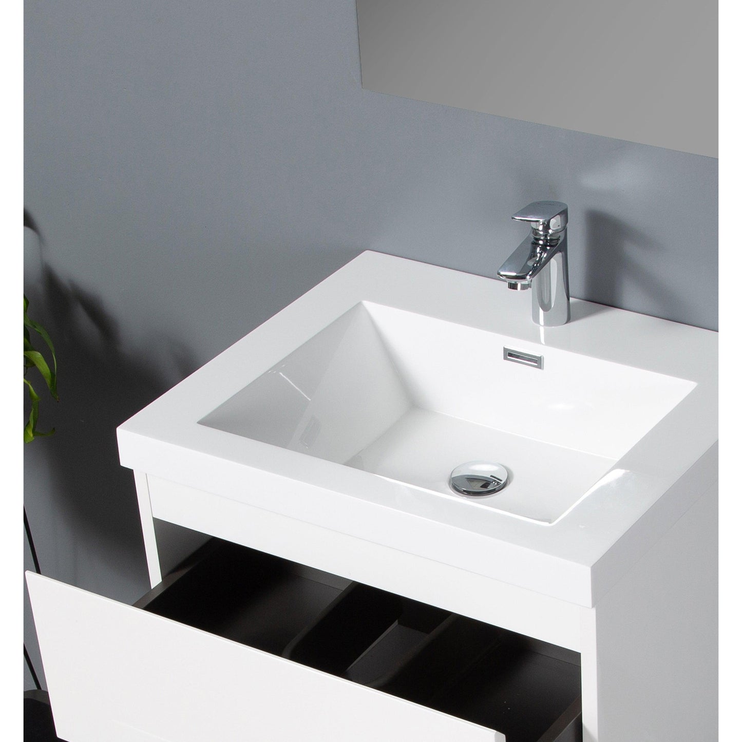 Bathlyn Newport 24" White Bathroom Vanity