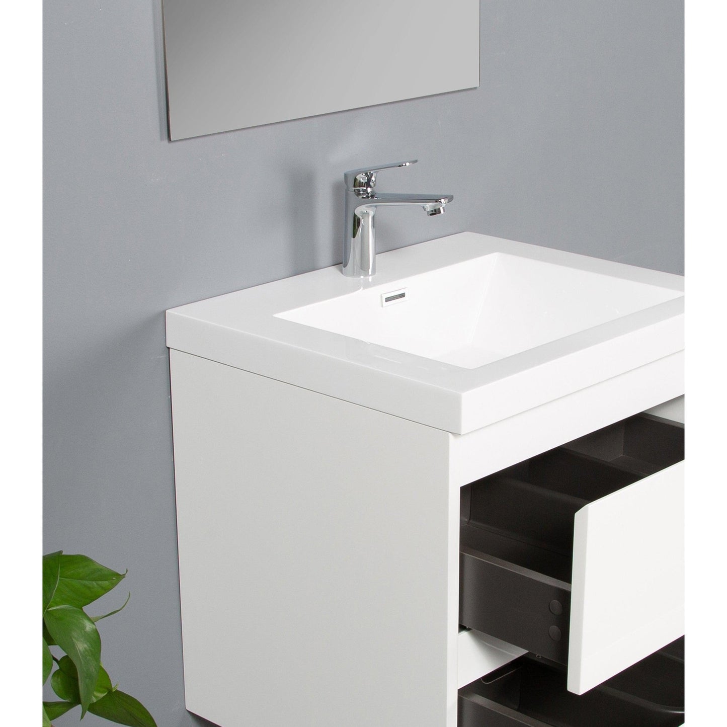 Bathlyn Newport 24" White Bathroom Vanity