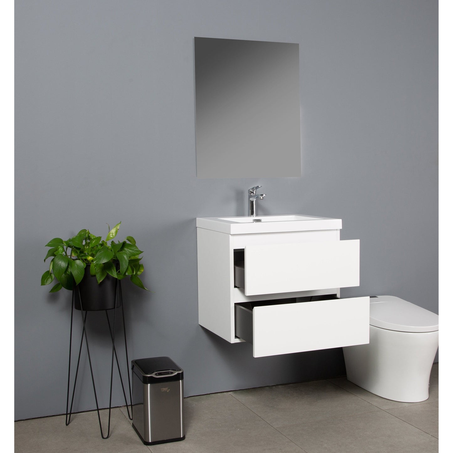 Bathlyn Newport 24" White Bathroom Vanity