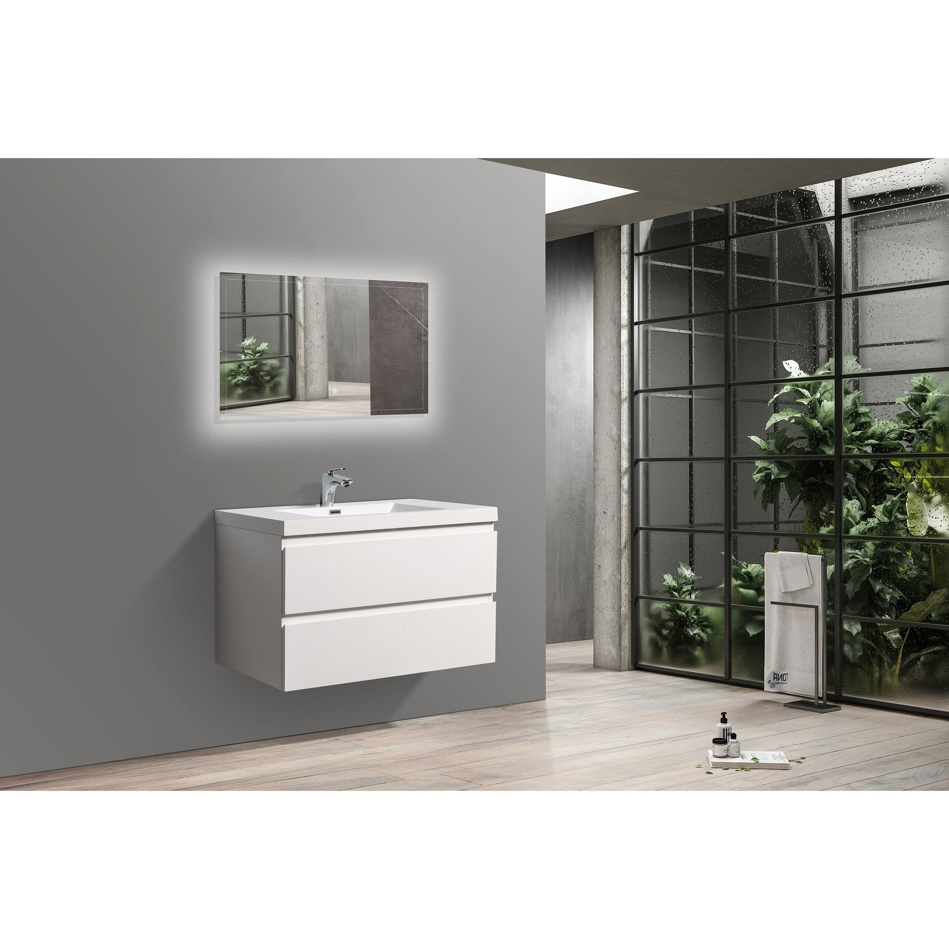 Bathlyn Newport 36" White Bathroom Vanity