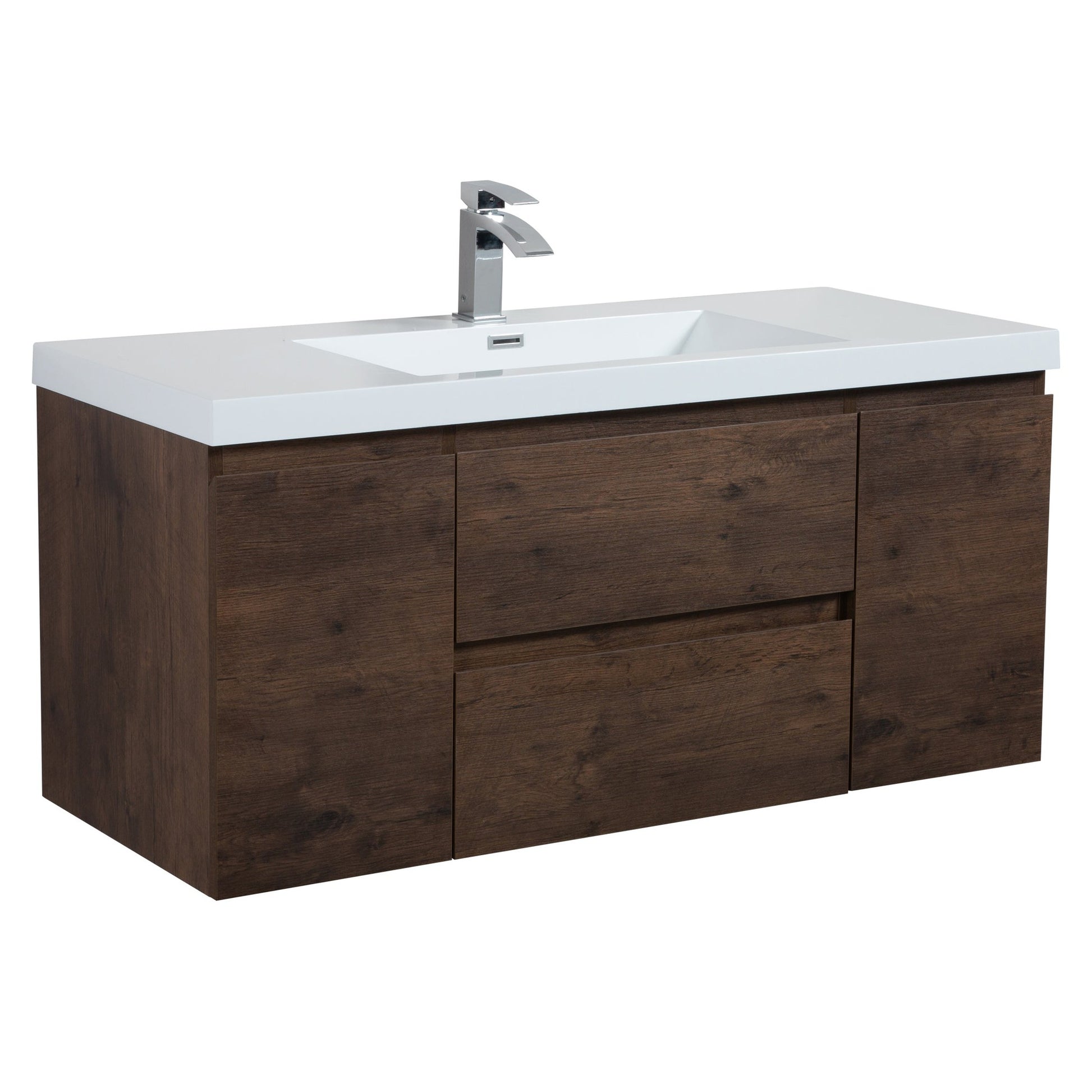 Bathlyn Newport 47" Rose Wood Bathroom Vanity