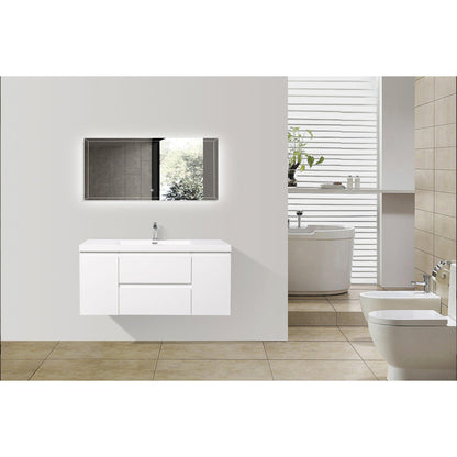 Bathlyn Newport 47" White Bathroom Vanity