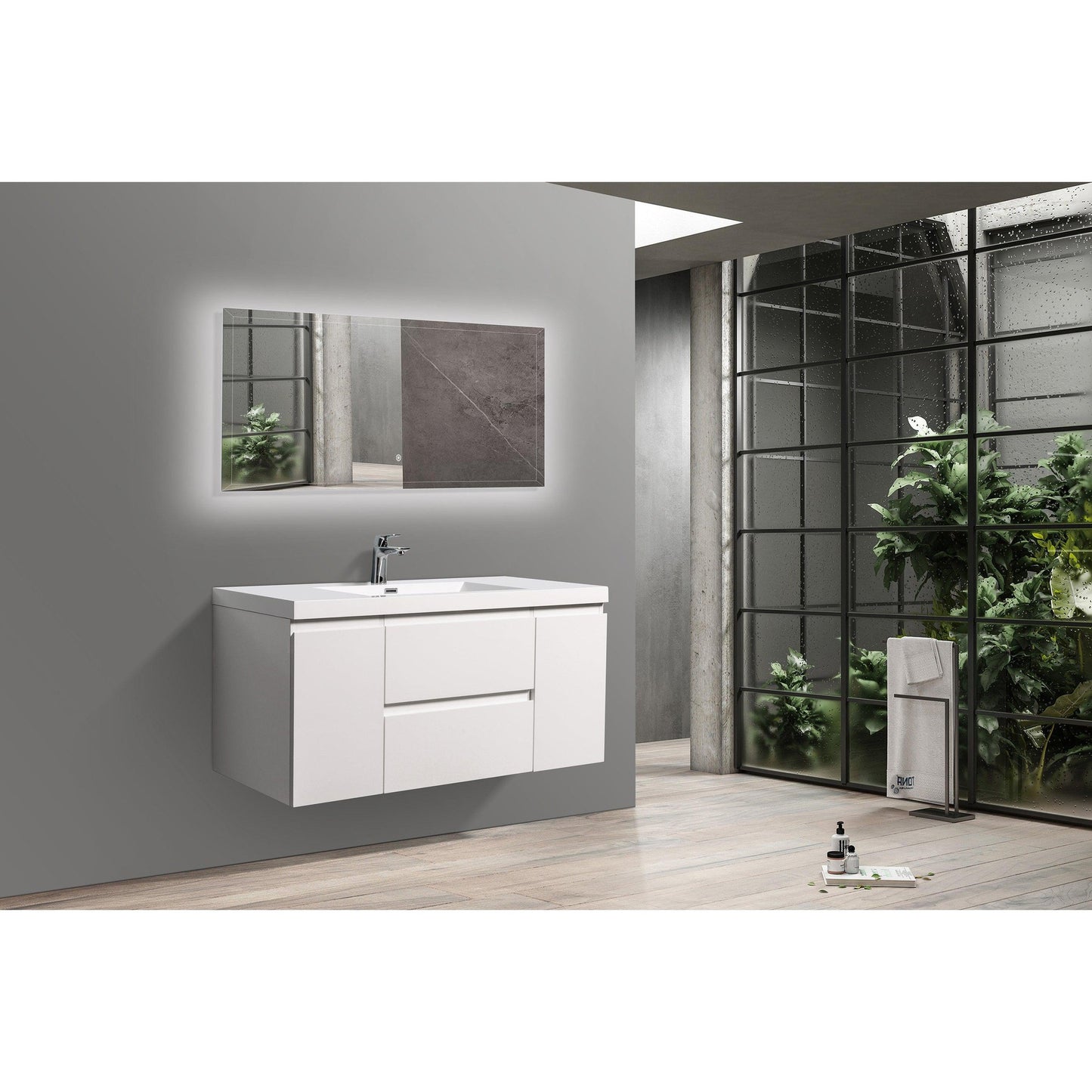 Bathlyn Newport 47" White Bathroom Vanity