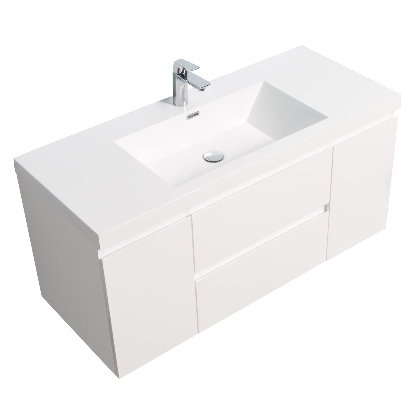 Bathlyn Newport 47" White Bathroom Vanity
