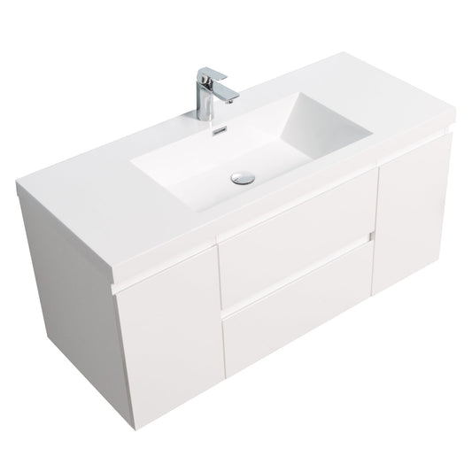 Bathlyn Newport 47" White Bathroom Vanity