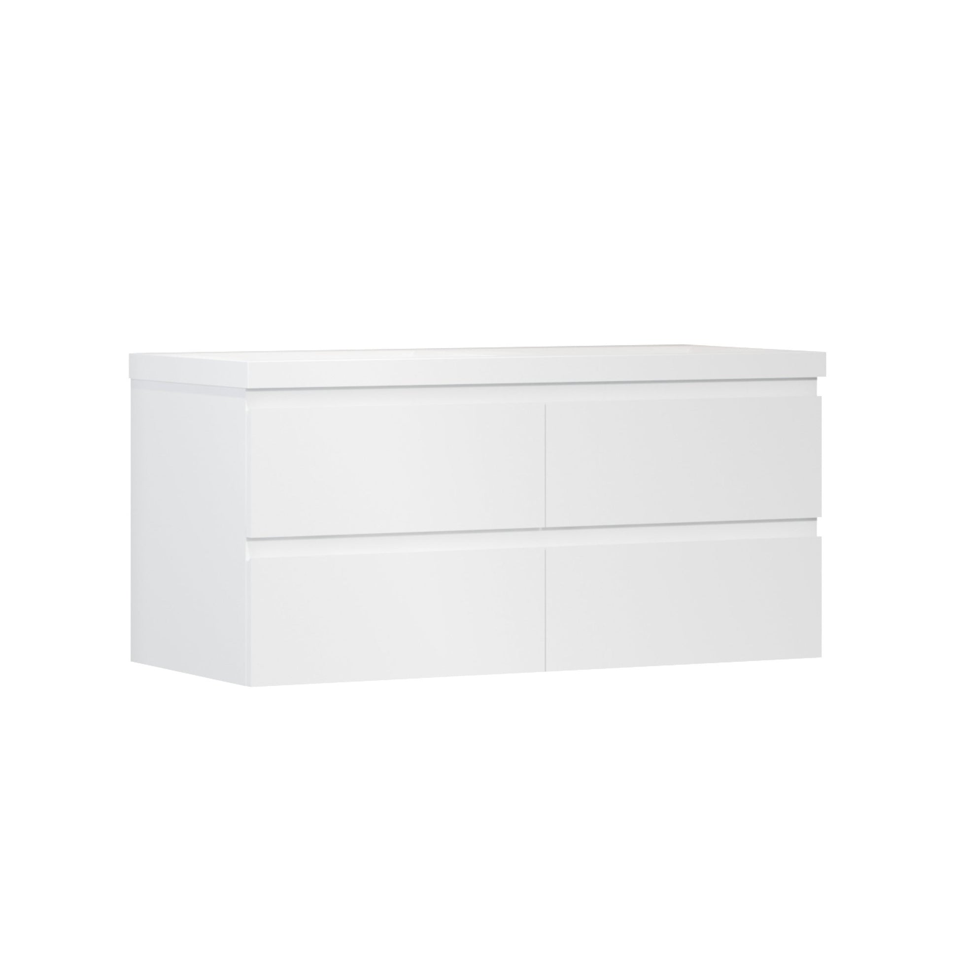 Bathlyn Newport 48" Double Sink White Bathroom Vanity