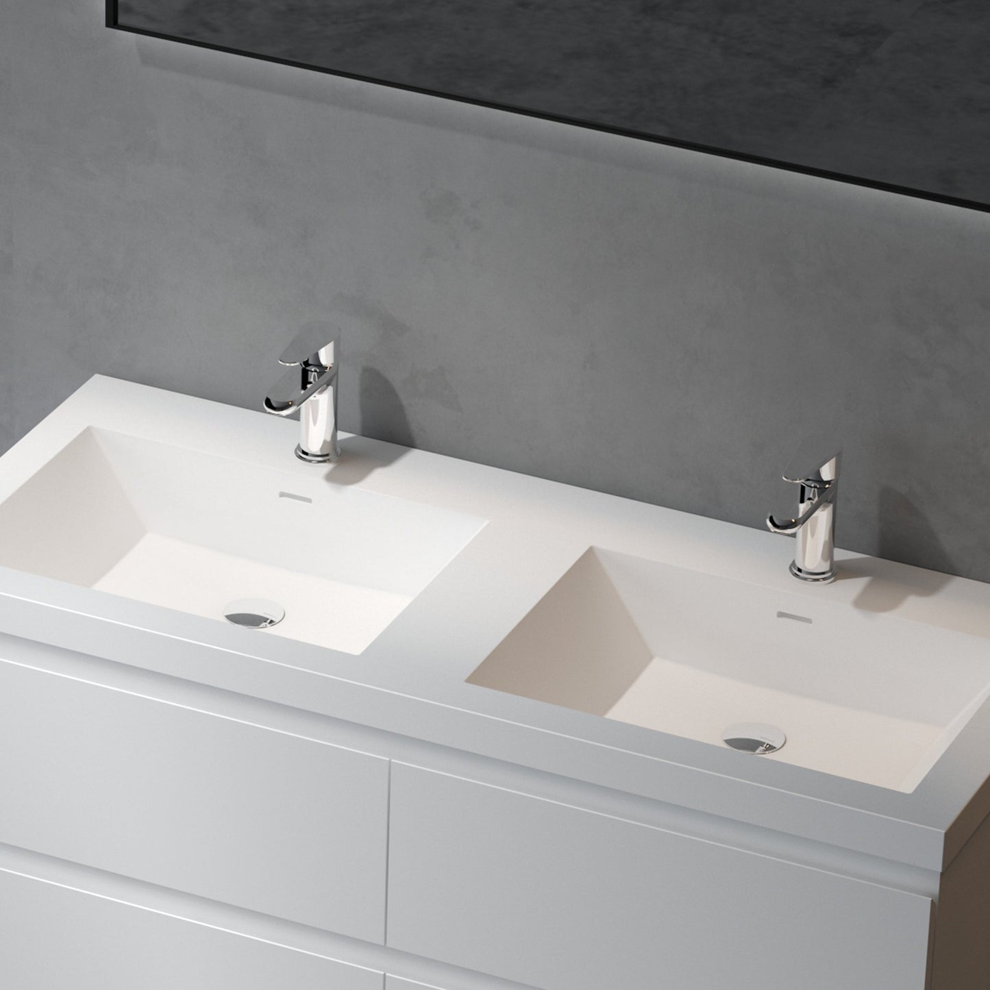 Bathlyn Newport 48" Double Sink White Bathroom Vanity