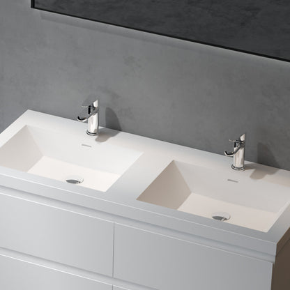 Bathlyn Newport 48" Double Sink White Bathroom Vanity