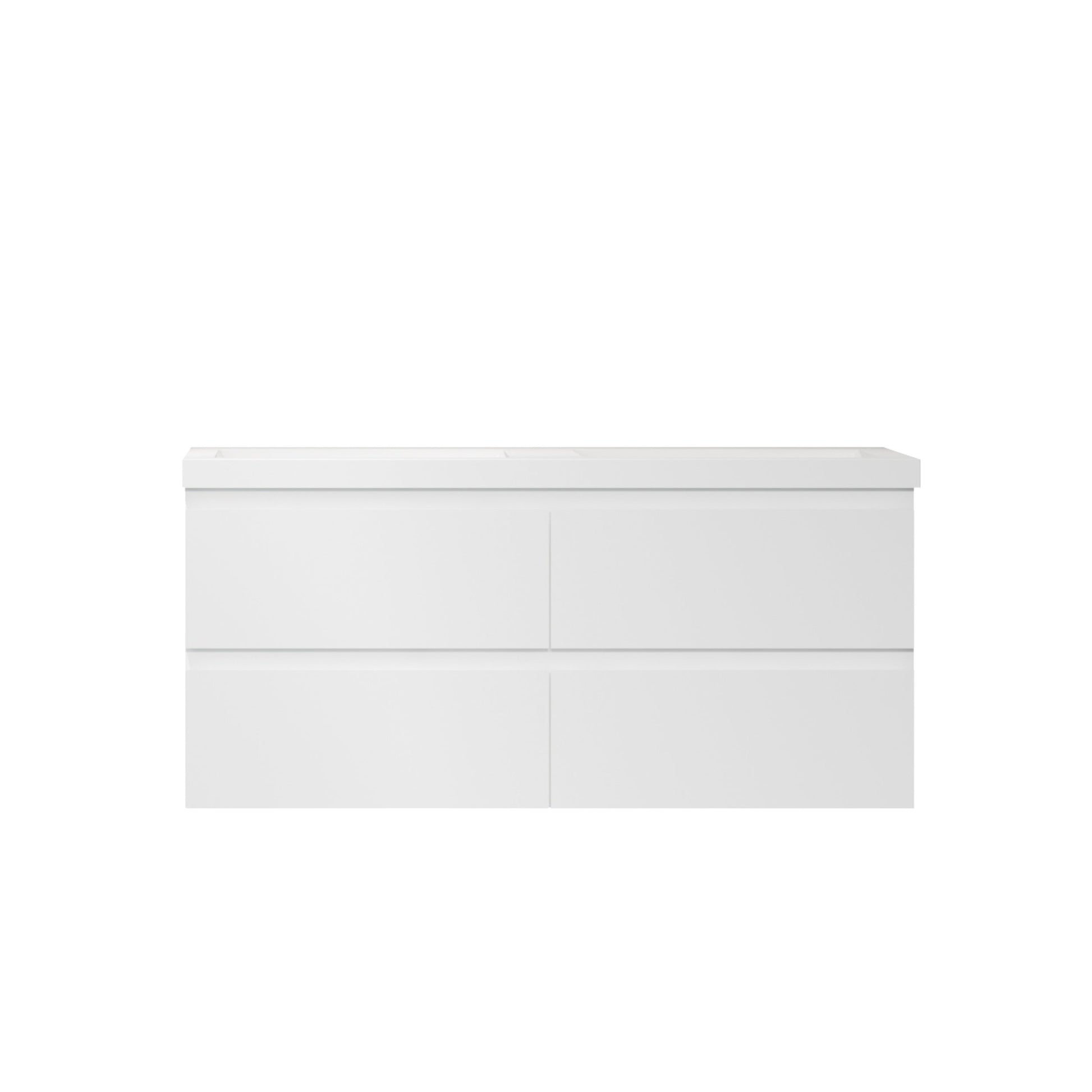 Bathlyn Newport 48" Double Sink White Bathroom Vanity