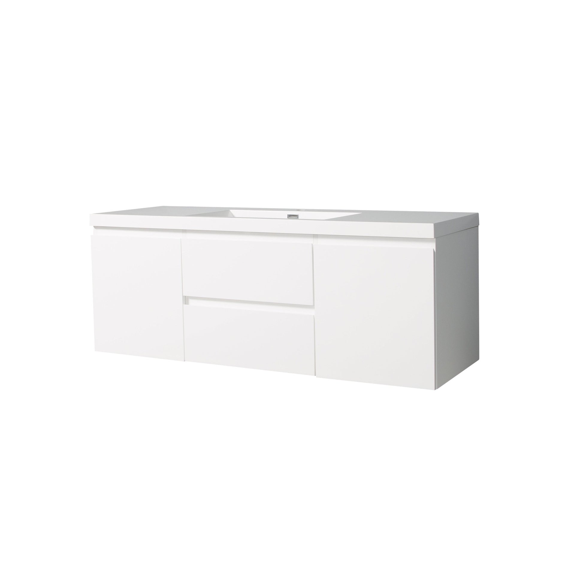 Bathlyn Newport 60" White Bathroom Vanity
