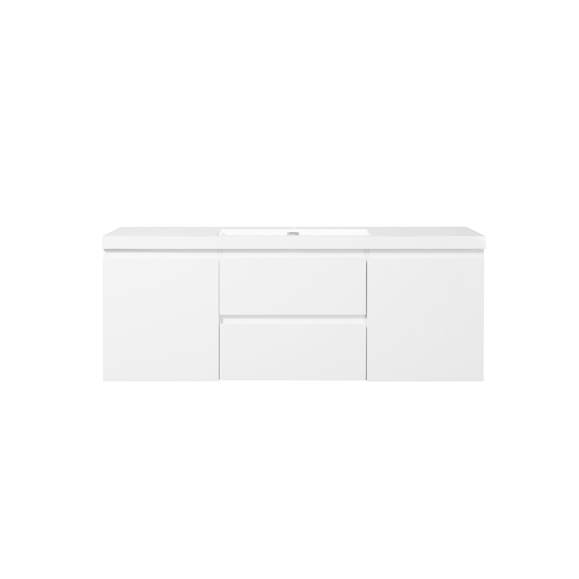 Bathlyn Newport 60" White Bathroom Vanity