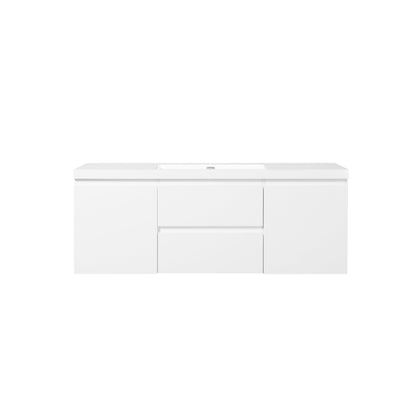 Bathlyn Newport 60" White Bathroom Vanity