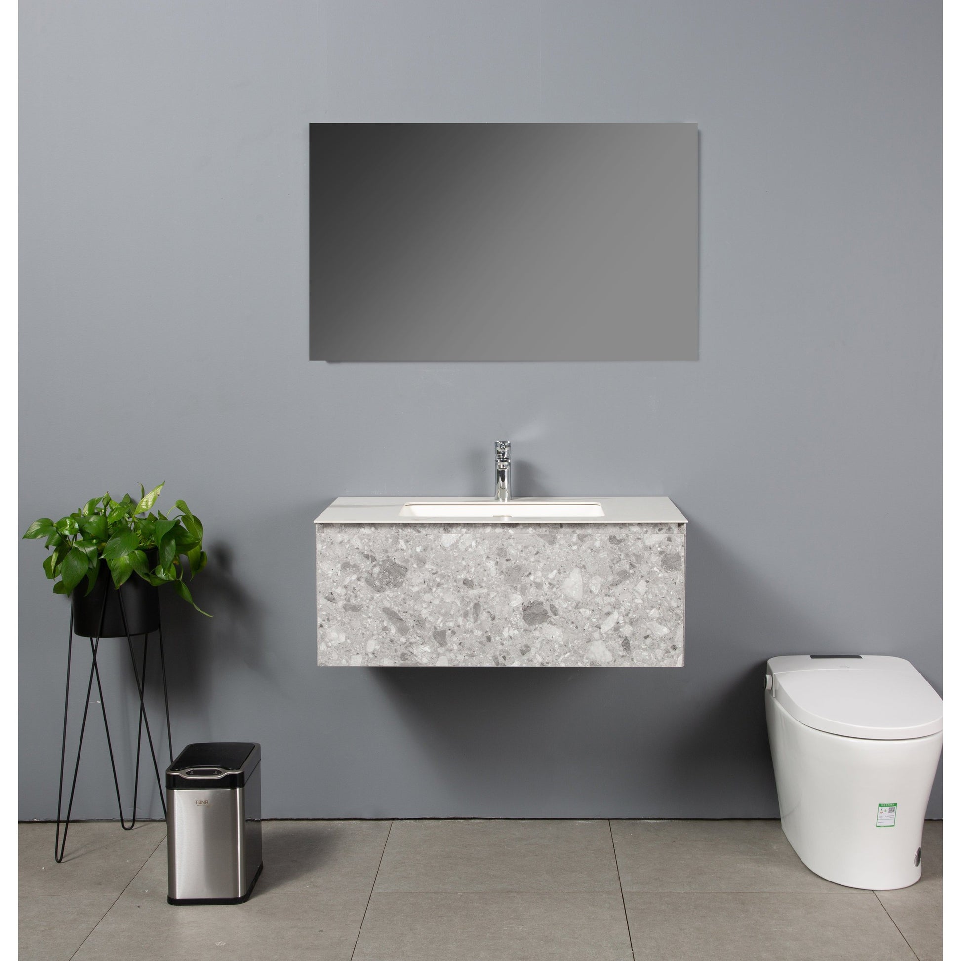 Bathlyn Terazzo Grey 36" Bathroom Vanity