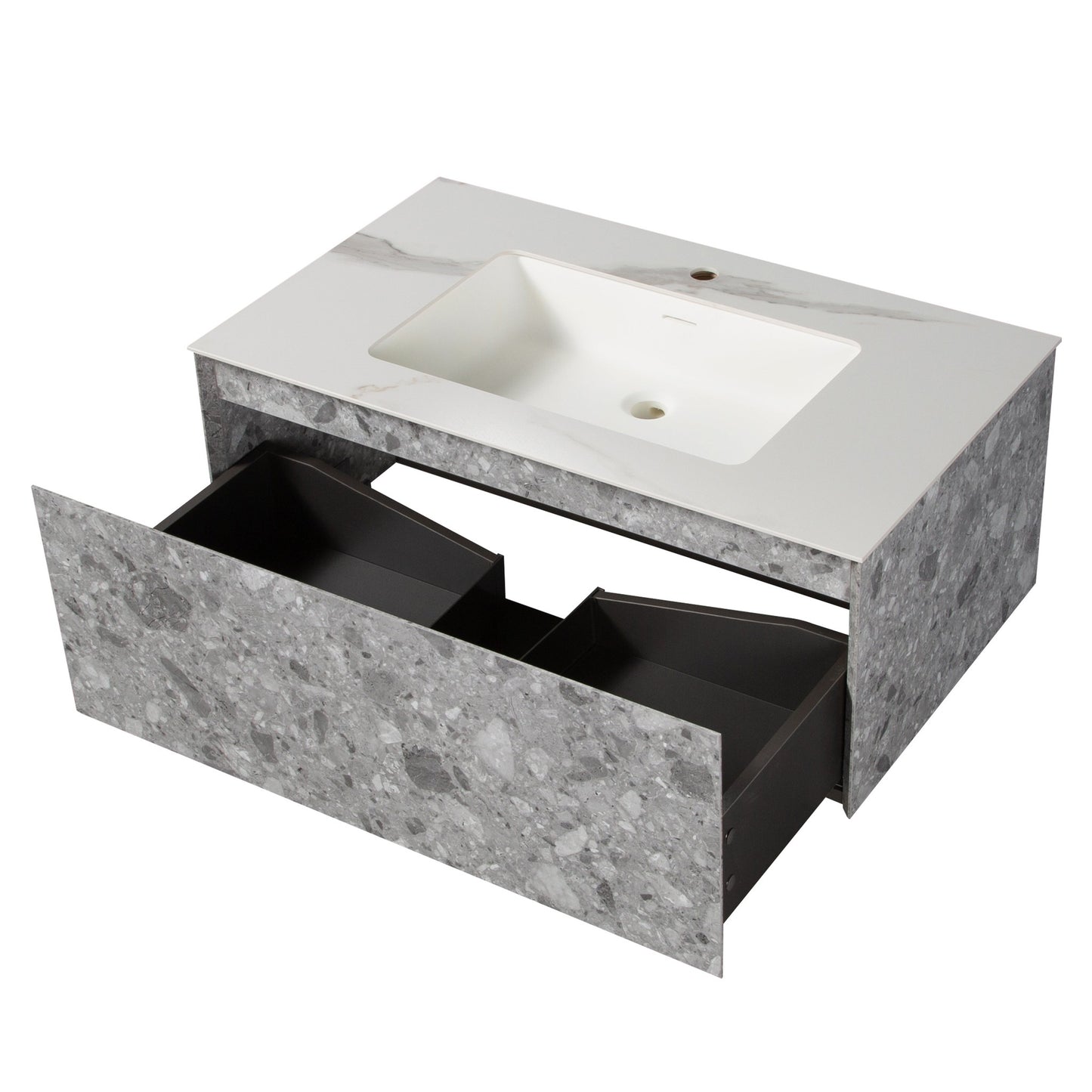 Bathlyn Terazzo Grey 36" Bathroom Vanity