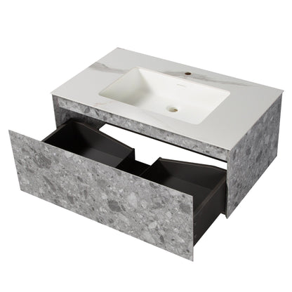 Bathlyn Terazzo Grey 36" Bathroom Vanity