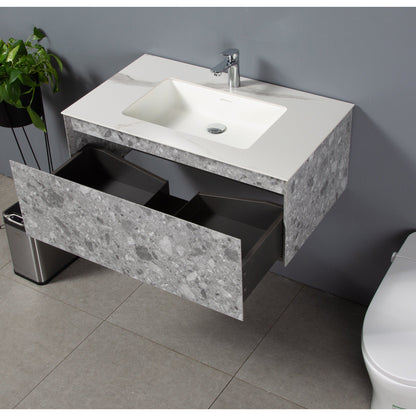 Bathlyn Terazzo Grey 36" Bathroom Vanity