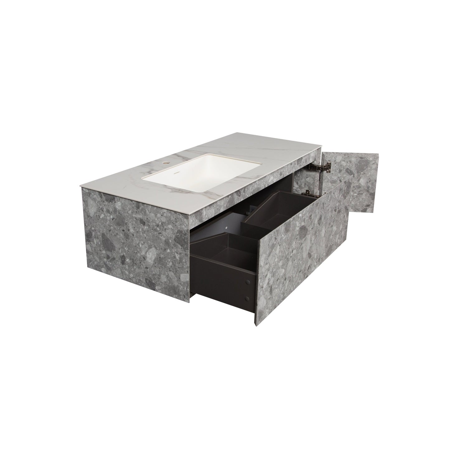 Bathlyn Terazzo Grey 48" Bathroom Vanity