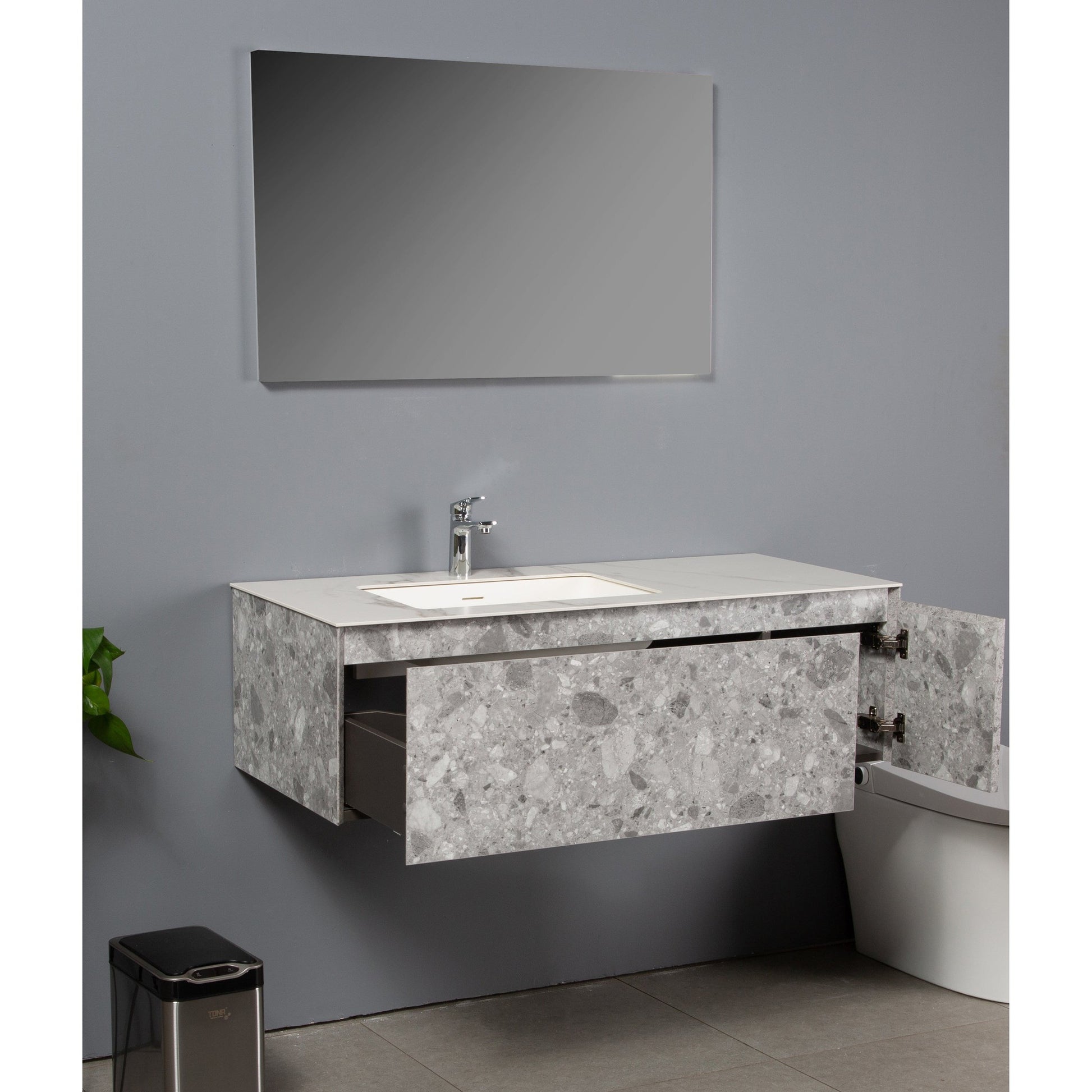 Bathlyn Terazzo Grey 48" Bathroom Vanity