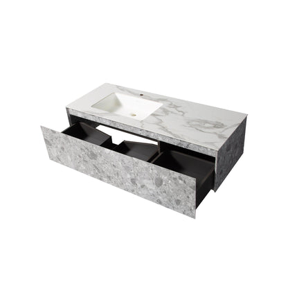 Bathlyn Terazzo Grey 53" Bathroom Vanity