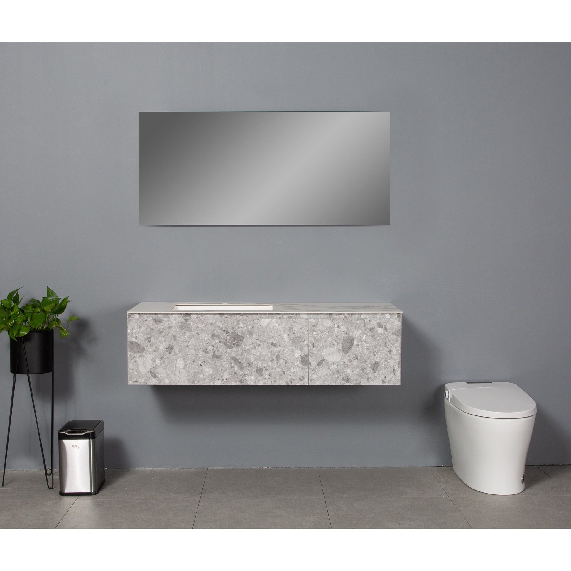 Bathlyn Terazzo Grey 53" Bathroom Vanity