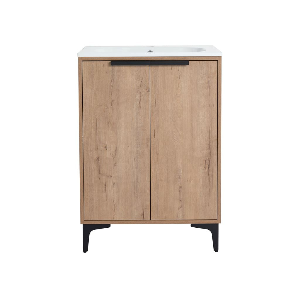 Bellaterra Home 500210-24 24" Neutral Finish Single Sink Vanity