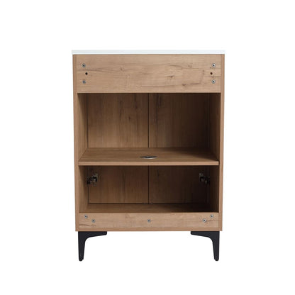 Bellaterra Home 500210-24 24" Neutral Finish Single Sink Vanity