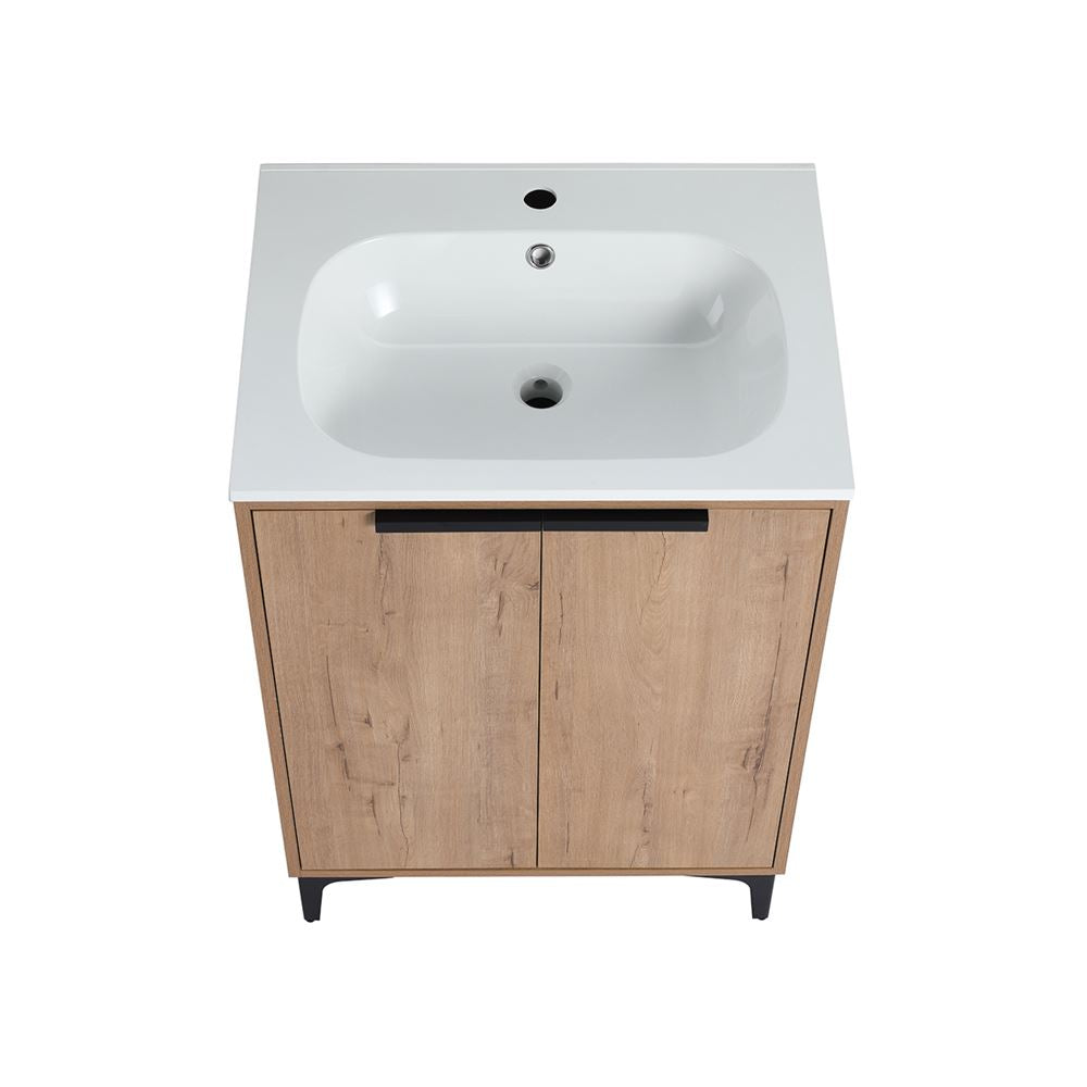 Bellaterra Home 500210-24 24" Neutral Finish Single Sink Vanity