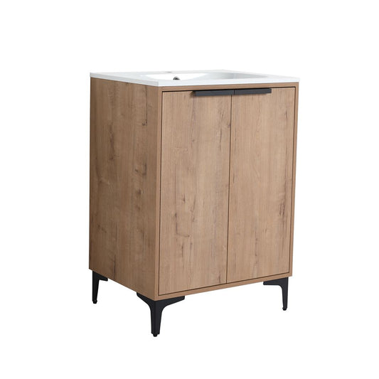 Bellaterra Home 500210-24 24" Neutral Finish Single Sink Vanity