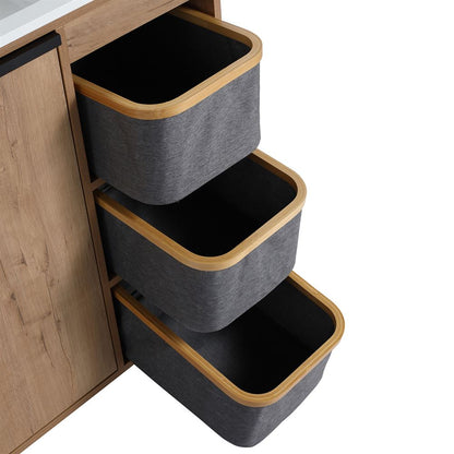 Bellaterra Home 500210-30 30" Neutral Finish Single Sink Vanity