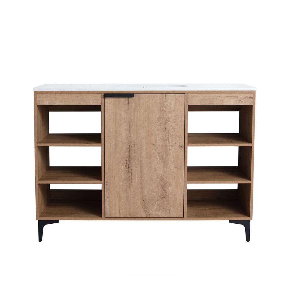 Bellaterra Home 500210-48 48" Neutral Finish Single Sink Vanity