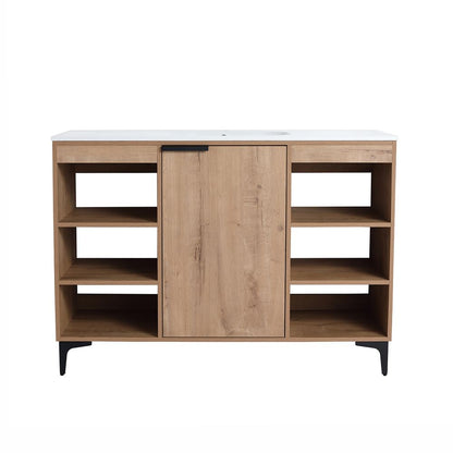 Bellaterra Home 500210-48 48" Neutral Finish Single Sink Vanity