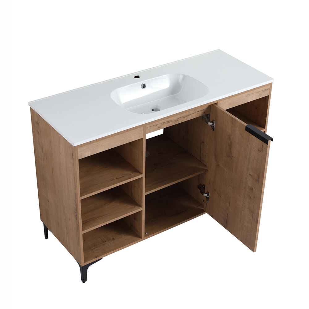 Bellaterra Home 500210-48 48" Neutral Finish Single Sink Vanity