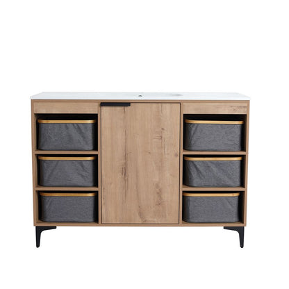 Bellaterra Home 500210-48 48" Neutral Finish Single Sink Vanity