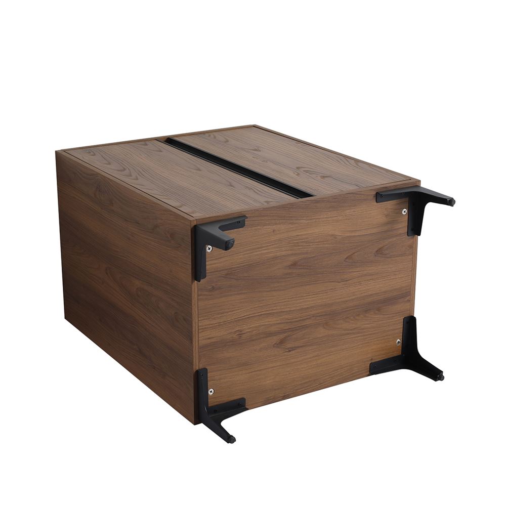 Bellaterra Home 500603-24 24" Brown Walnut Single Sink Vanity