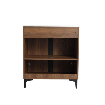 Bellaterra Home 500603-30 30" Brown Walnut Single Sink Vanity