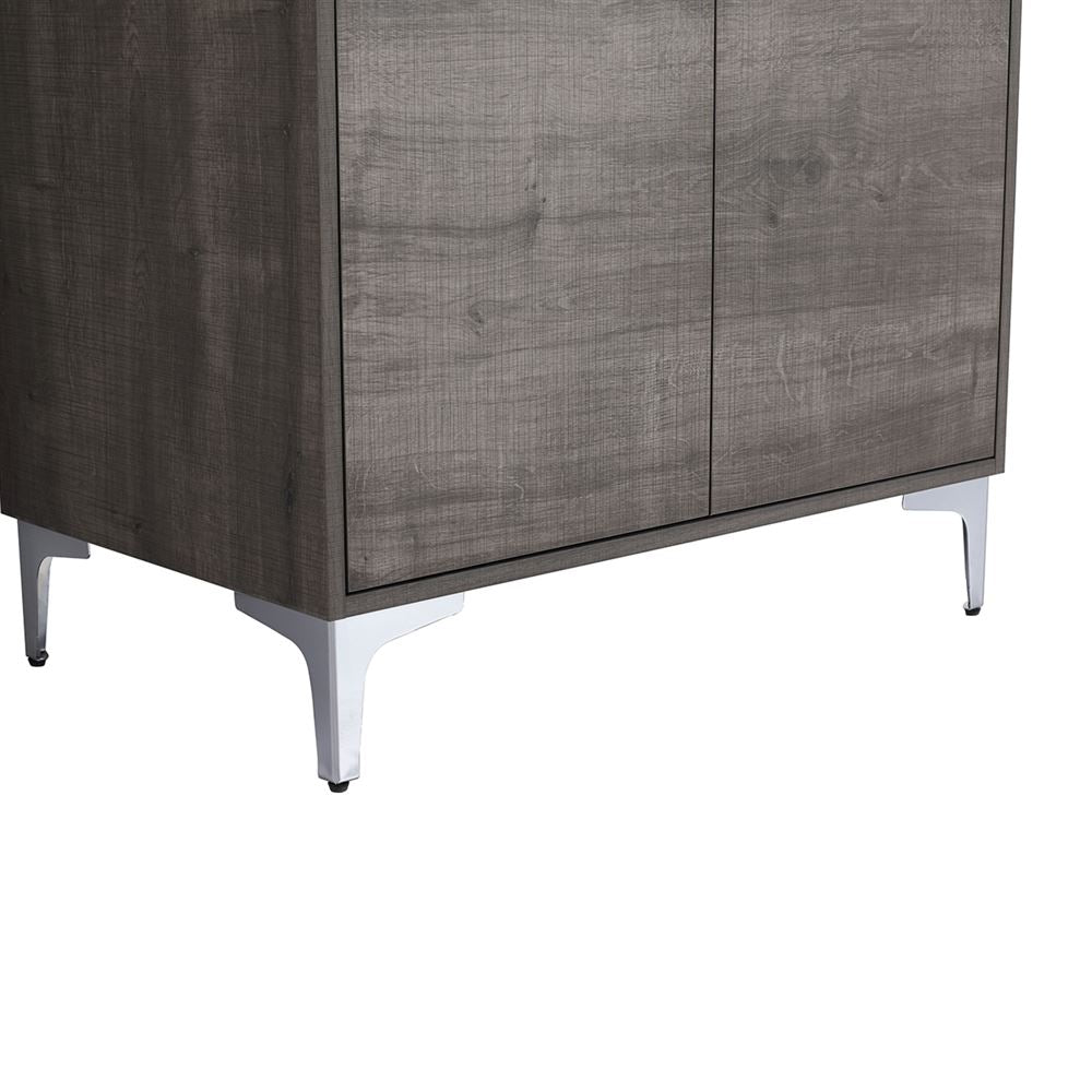 Bellaterra Home 500604-30 30" Gray Oak Single Sink Vanity