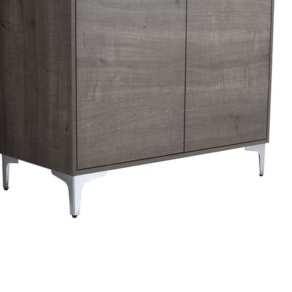 Bellaterra Home 500604-36 36" Gray Oak Single Sink Vanity