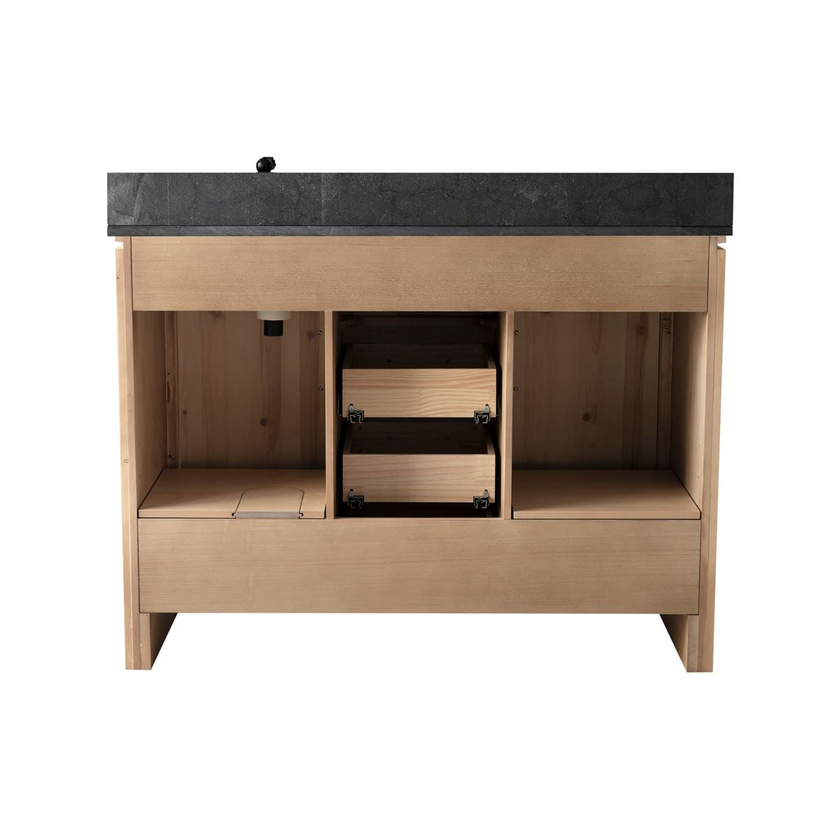 Bellaterra Home 6001R-48-NNL-BLS 48" Natural Fir Wood Veneer Single Sink Vanity