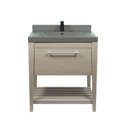 Bellaterra Home 804353V-EP-GY 31" Light Gray Single Sink Vanity