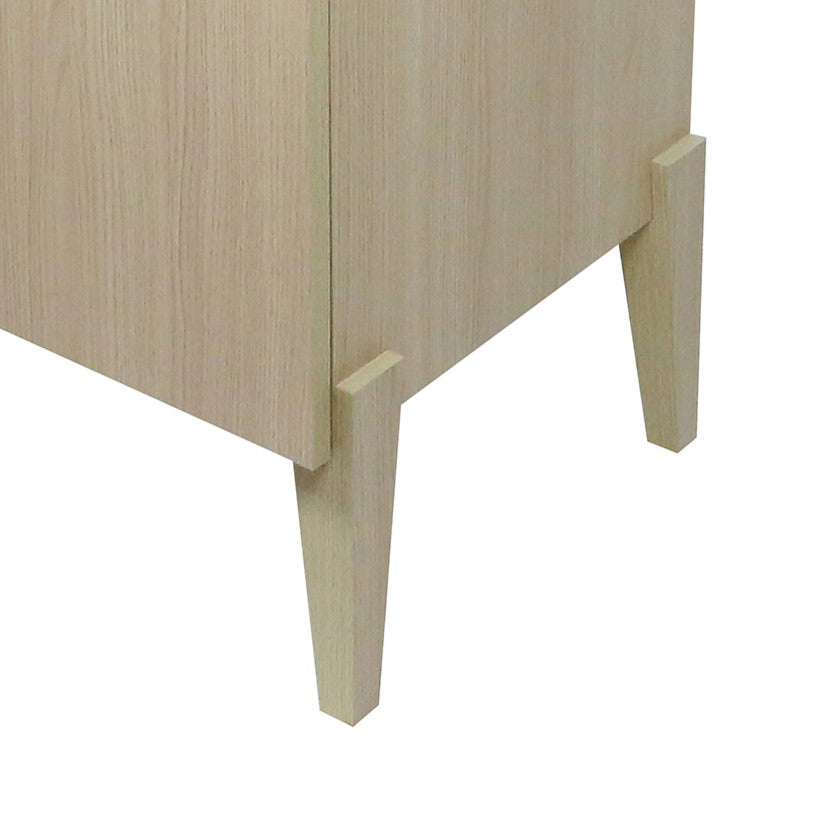 Bellaterra Home 804366V-CO 32" Neutral Finish Single Sink Vanity With White Composite Granite Top