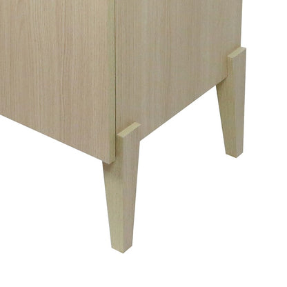 Bellaterra Home 804366V-CO 32" Neutral Finish Single Sink Vanity With White Composite Granite Top