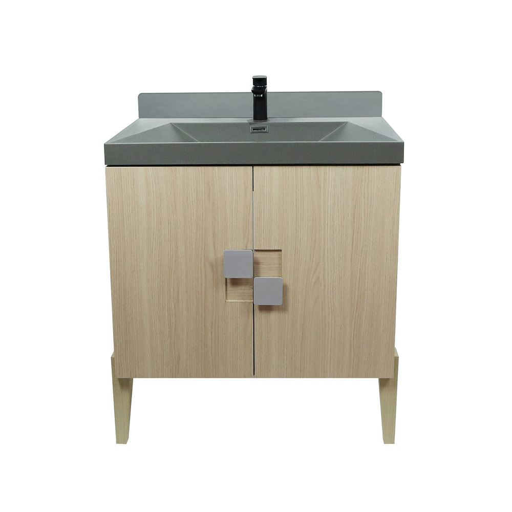 Bellaterra Home 804366V-CO-GY 31" Neutral Finish Single Sink Vanity