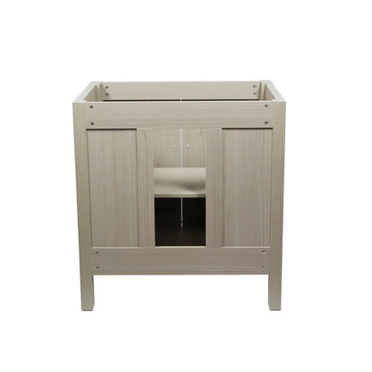 Bellaterra Home 804381V-EP 32" Light Gray Single Sink Vanity With White Composite Granite Top