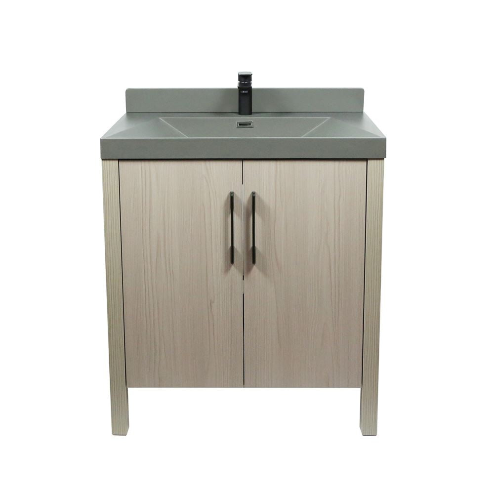 Bellaterra Home 804381V-EP-GY 31" Light Gray Single Sink Vanity